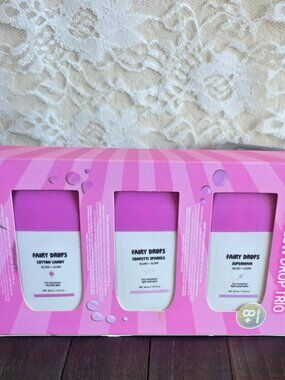 3 Pc Glow Drop Trio - Fairy Drops Highlighter, Blush + Glow
